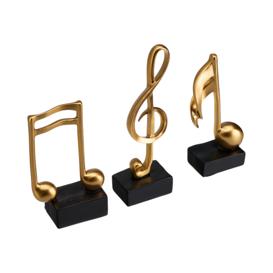 Figuras Músicales en resina x 3