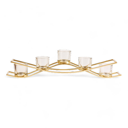 Candelabro de Mesa Luxe Dorado